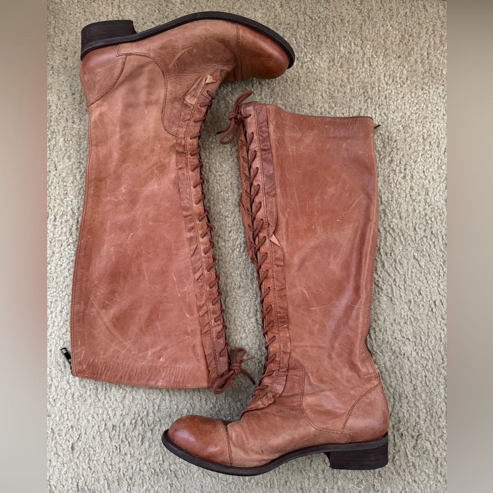 Vintage Miss Albright Leather Boots